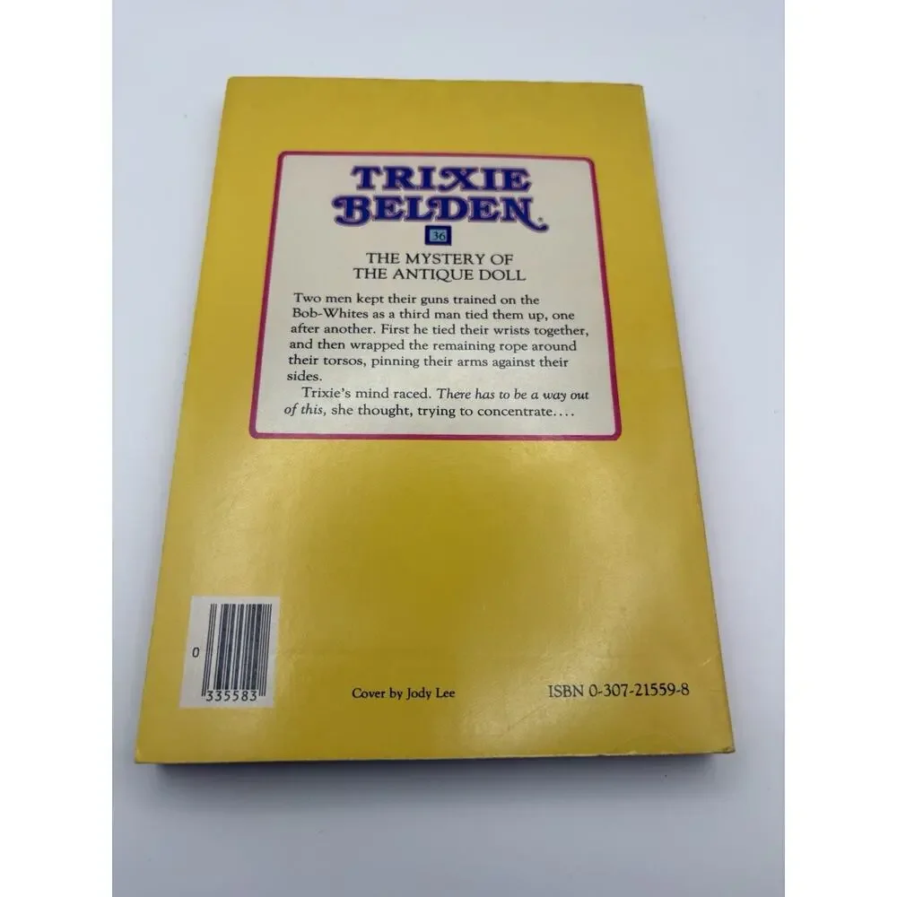 Trixie Belden 36 The Mystery of the Antique Doll Vintage 1984 Paperback Book